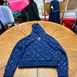Nike Russell Wilson 3BRAND Navy Blue Hooded Sweatshirt